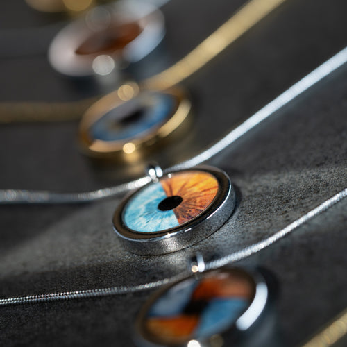 Anhänger mit 2 Iriden (Partneranhänger)